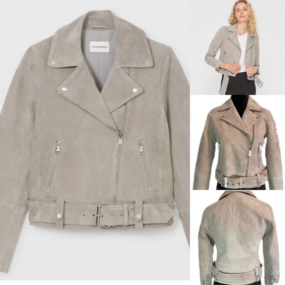 Club Monaco Jackets & Blazers - NWT Club Monaco Suede Jacket - Tawny Taupe - Small/Petite